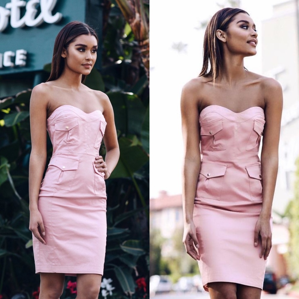 House of CB Ximena Strapless Bodycon Dress